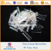 Microfiber Fibrillated PP Mesh Fiber for Mortar